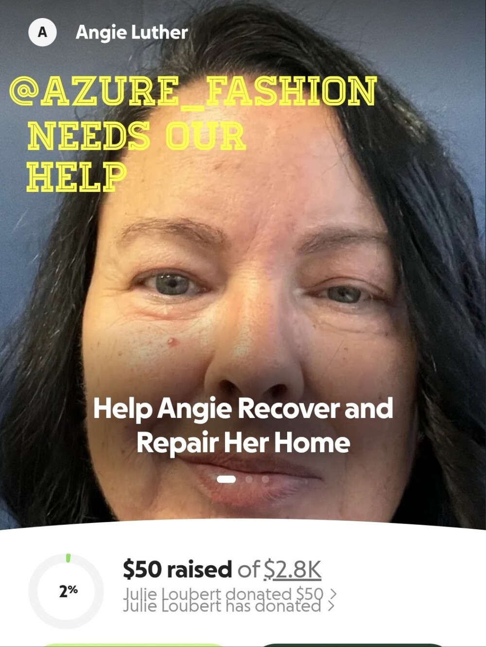 Our PFF Needs Help; Share, Donate Or Buy From @azure_fashion